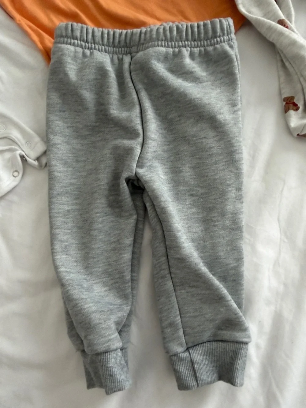 Carter's Orange & Neutral Kids Matching Jogger Set